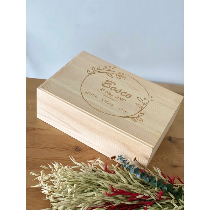 Caja Madera Personalizada Yelocai