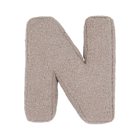 Cojín Letra Bouclé Personalizado Infantil | YELOCAI