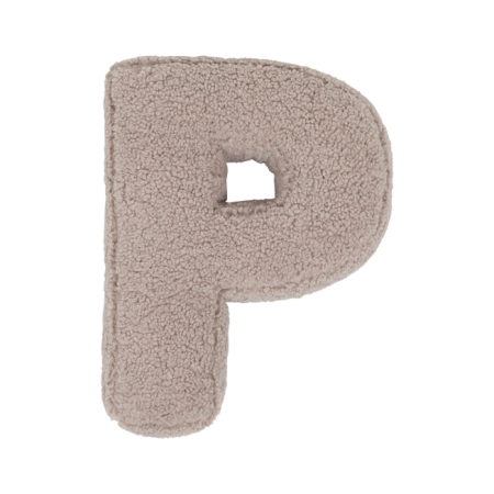 Cojín Letra Bouclé Personalizado Infantil | YELOCAI