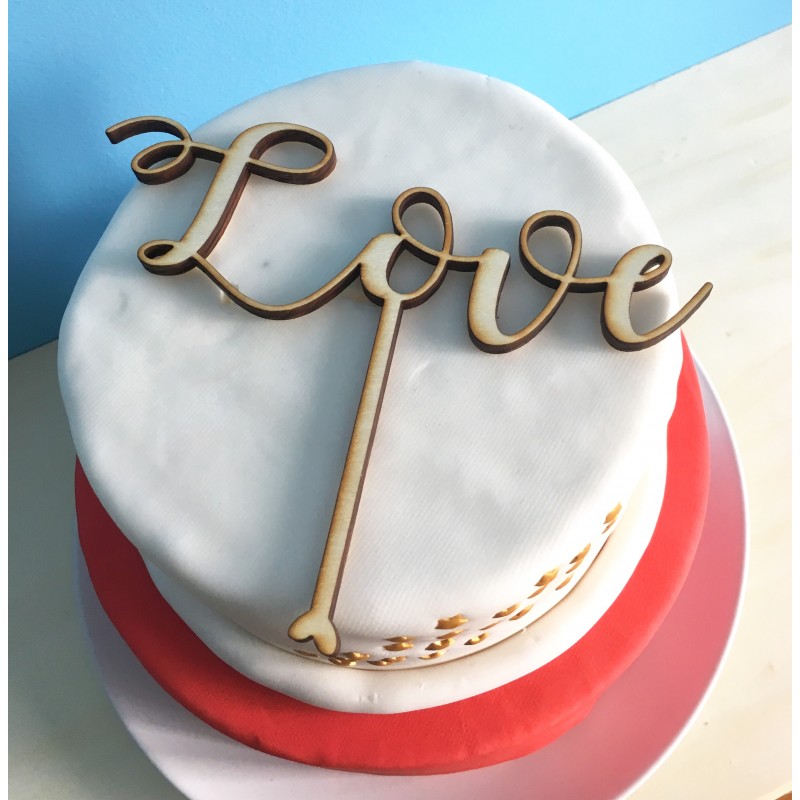 Cake topper Love - Yelocai