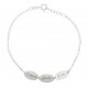 PULSERA PLATA 925MM CHAPAS OVAL