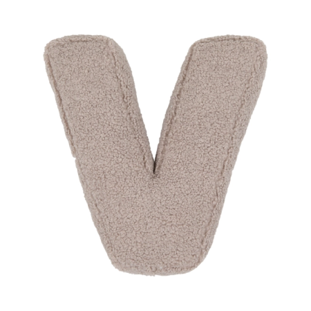 Cojín Letra Bouclé Personalizado Infantil | YELOCAI